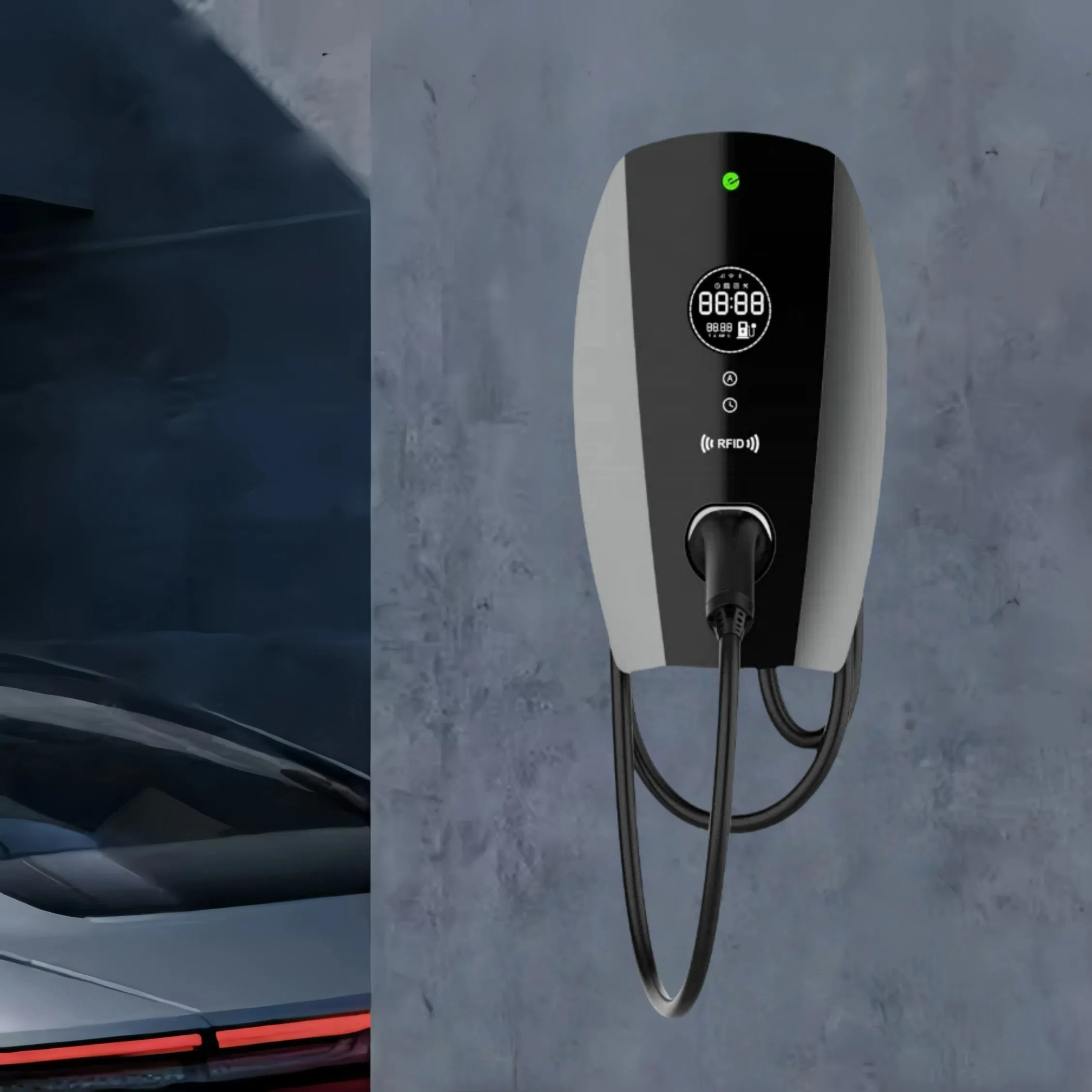 Guhe IP54 Level 2 Charging Station 11kw Type 1 Type 2 GB/T EV Fast Charging Wall Mount EV Charger Station