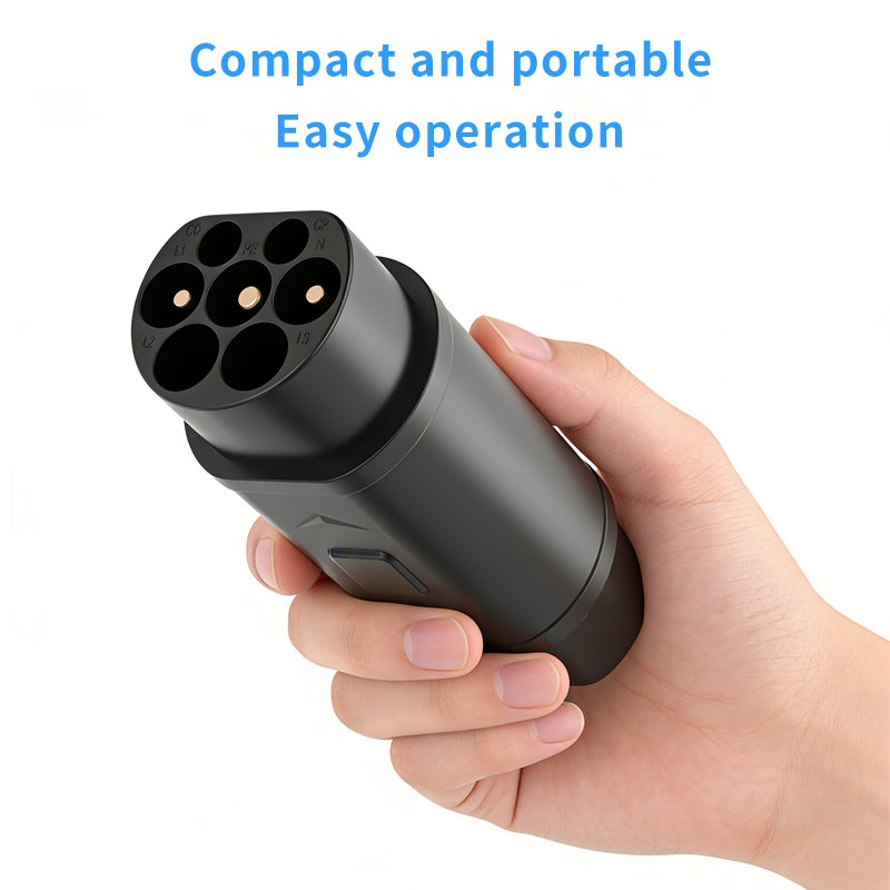 Type2 to Gbt AC EV Charging Adapter for Chinese Electric Vehicles IEC62196 Compatible Evse Connector