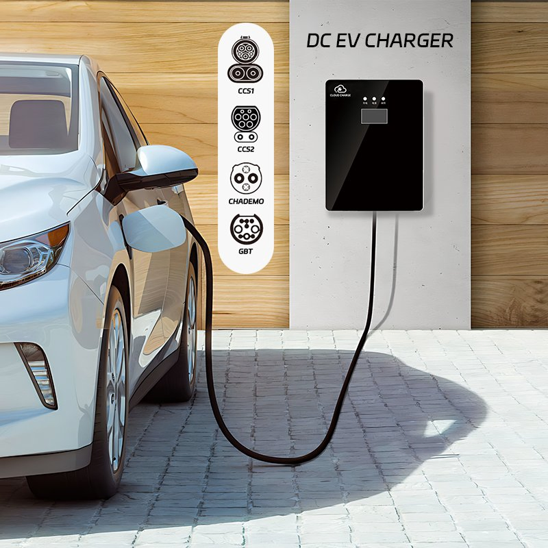 Cloudcharge Professional Easy Installation Zero-Emission Workplace 20 30 40kw DC EV Electric Vehicle Car Charger Charge Charging Station