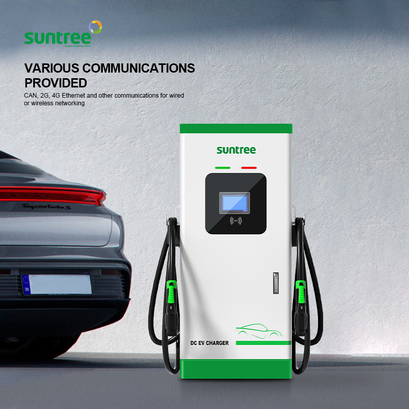 Commercial DC EV Charging Station 80kw 120kw 160kw 200kw with CCS1 CCS2 Gbt Chademo Ocpp1.6 400V Level 3 EV Fast Chargers