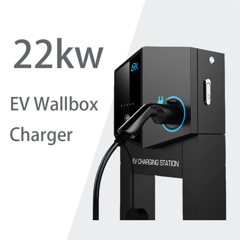 China Manufacture AC 32A Level 2 Fast 22kw EV Charger for Commercial