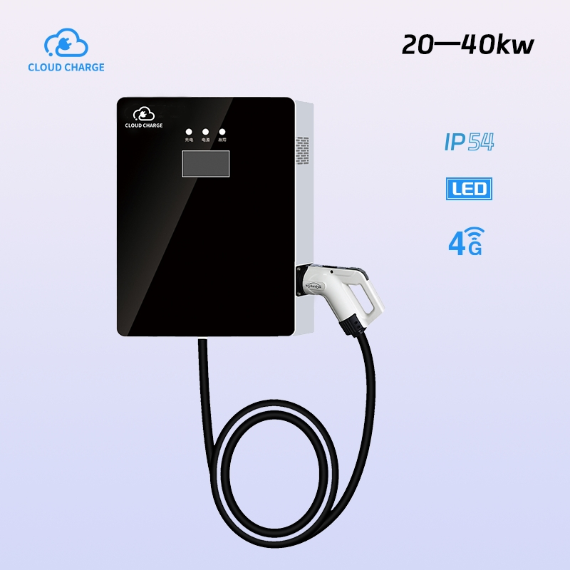 Cloudcharge Professional Easy Installation Zero-Emission Workplace 20 30 40kw DC EV Electric Vehicle Car Charger Charge Charging Station