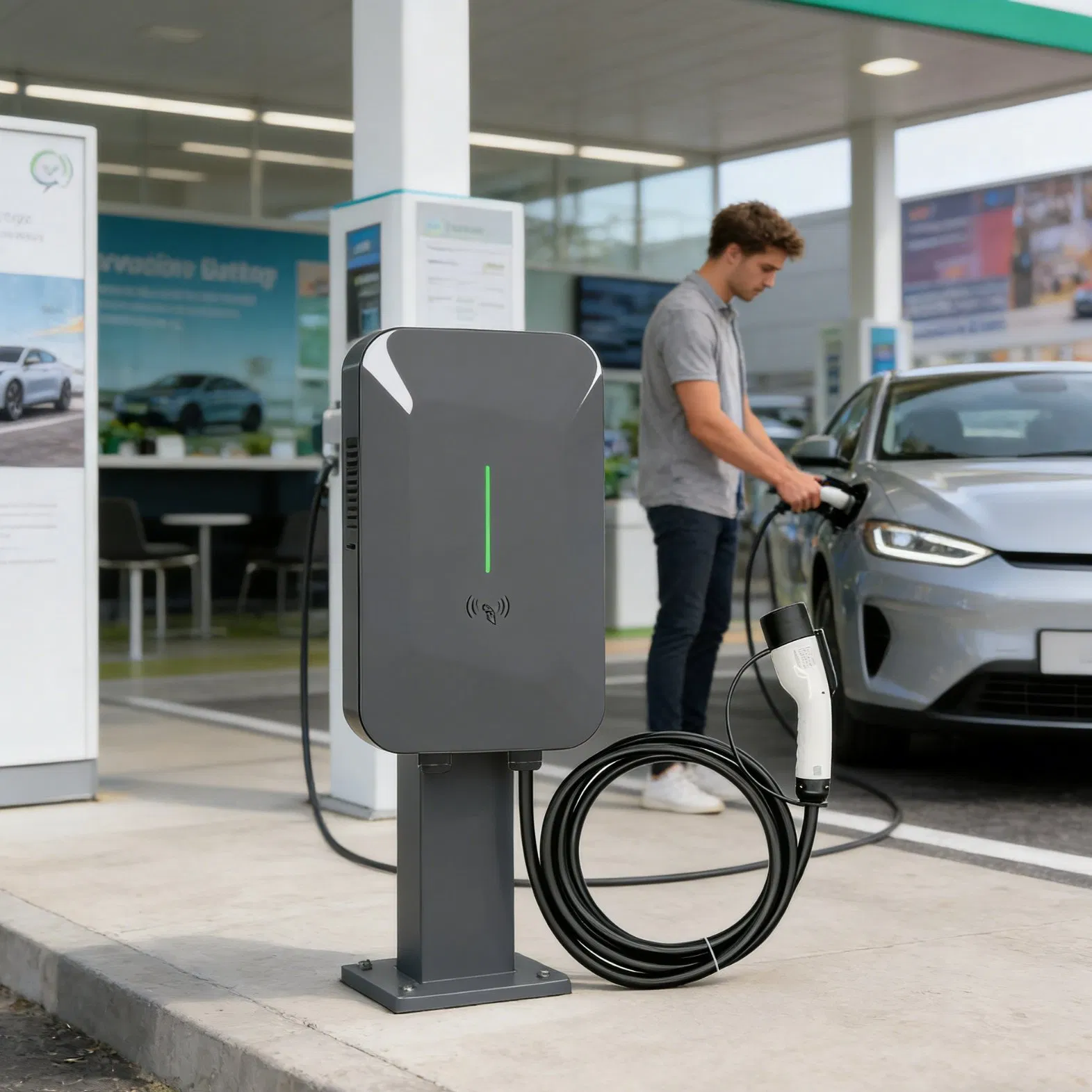 Portable Level 1 &amp; 2 Evse Home Charging Cable - EV Charger