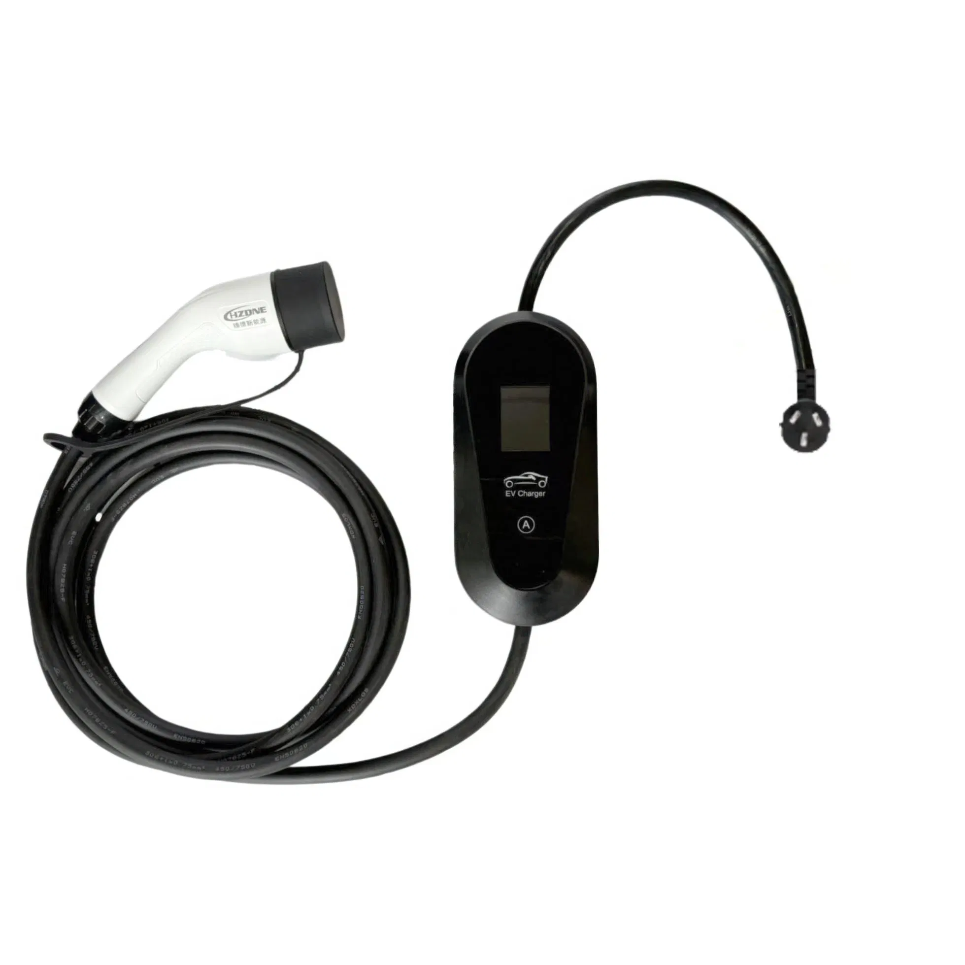 Portable EV Battery Charger Gbt Type2 3.5kw 16A AC Level 2 for on-The-Go Charging