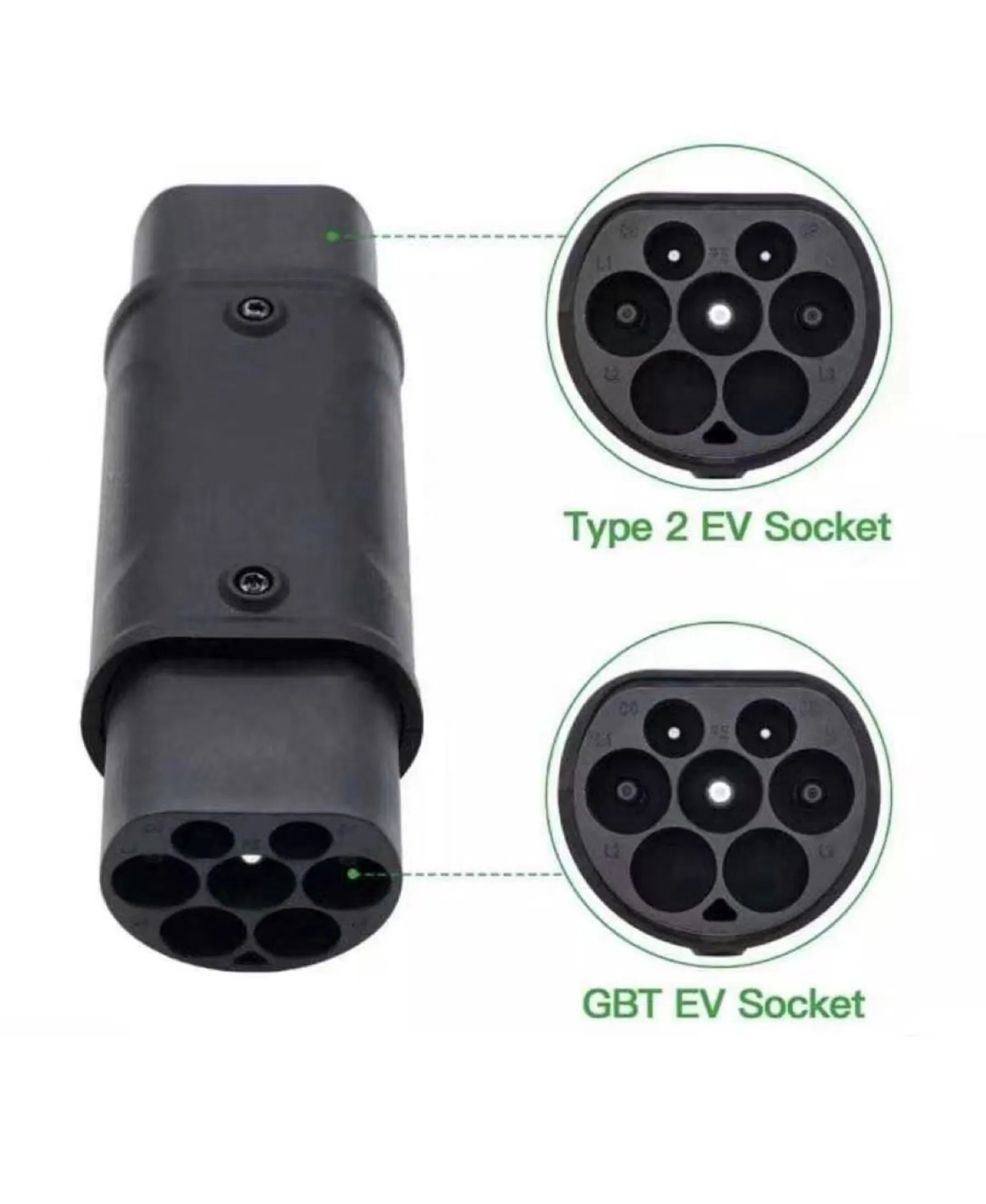 T2 to GB/T Adapter EV Charging Connector Plug Conversion Adapter for Byd
