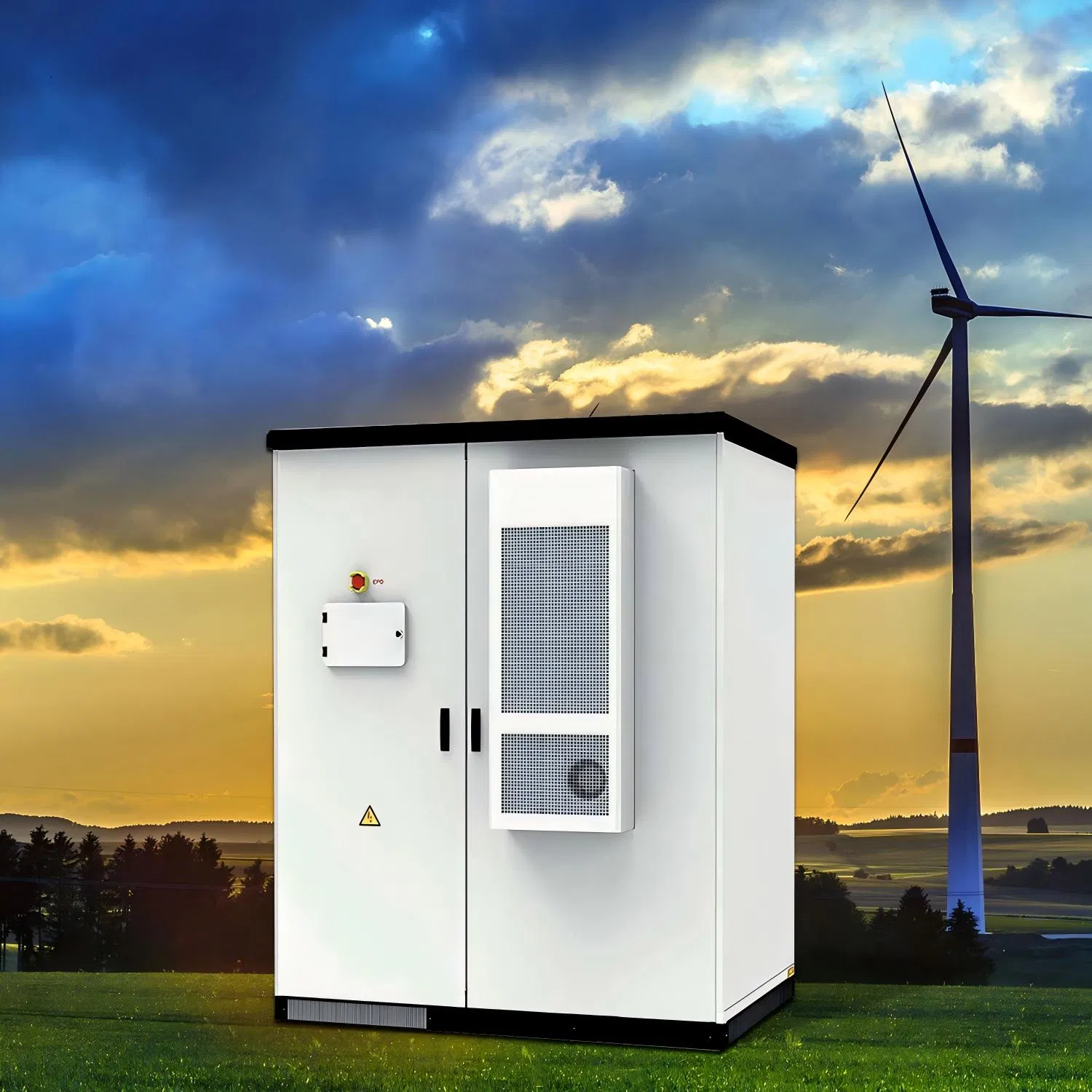 Cabinet Energy Storage System 100kwh to 500kwh Floor Mounted Outdoor Telecom Battery Cabinet with Built-in BMS IP55 Certification 8000 Cycles