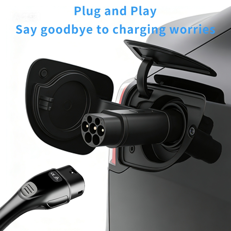 Type2 to Gbt AC EV Charging Adapter for Chinese Electric Vehicles IEC62196 Compatible Evse Connector