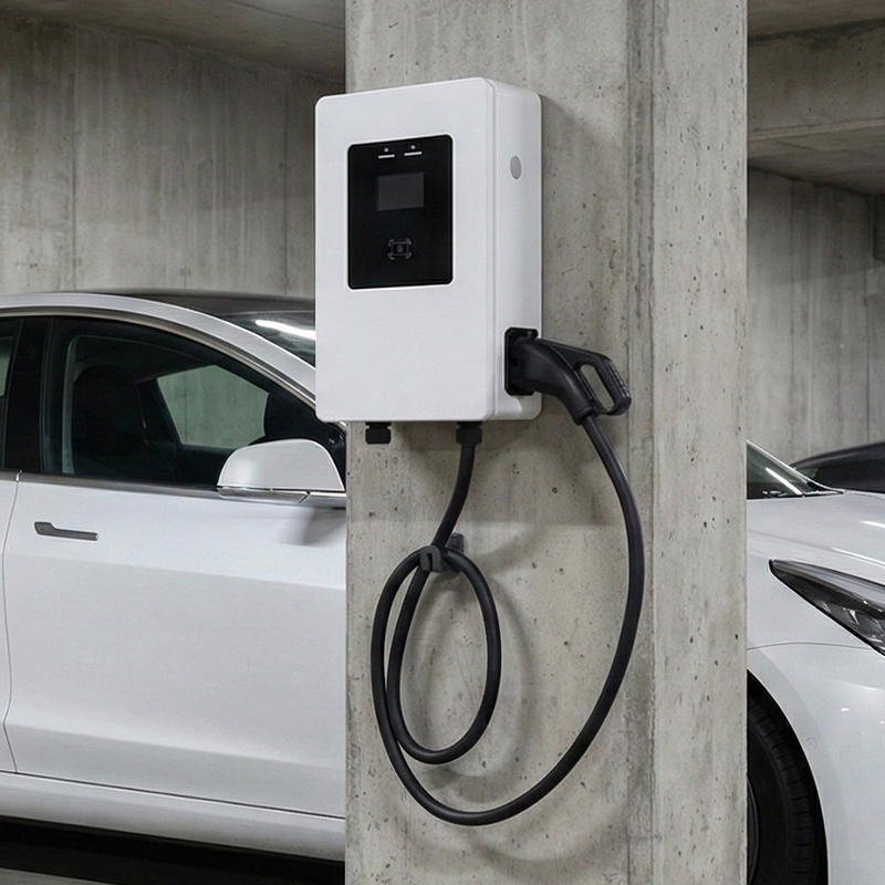 Smart Fast DC EV Charger 14-28kw Level 2 CCS1 Nacs Dlb Dynamic Charging Station