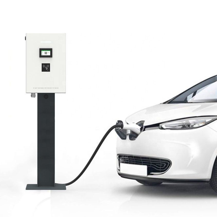 Wall Mounted DC Fast EV Charger Infrastructure 30kw 40kw Workplace Public CCS Charger Level 2 Car Charging Station Ocpp 4G WiFi