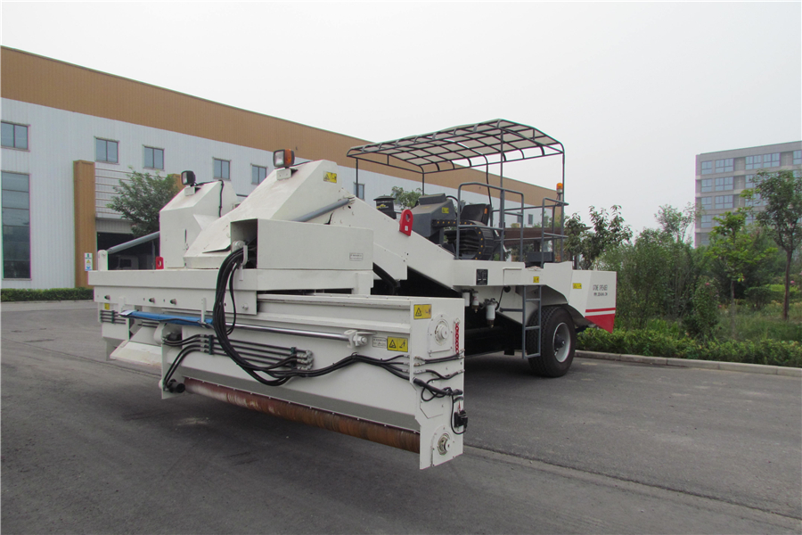Self-Propelled Stone Spreader Front View