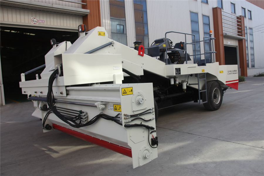 Self-Propelled Stone Spreader Operation View