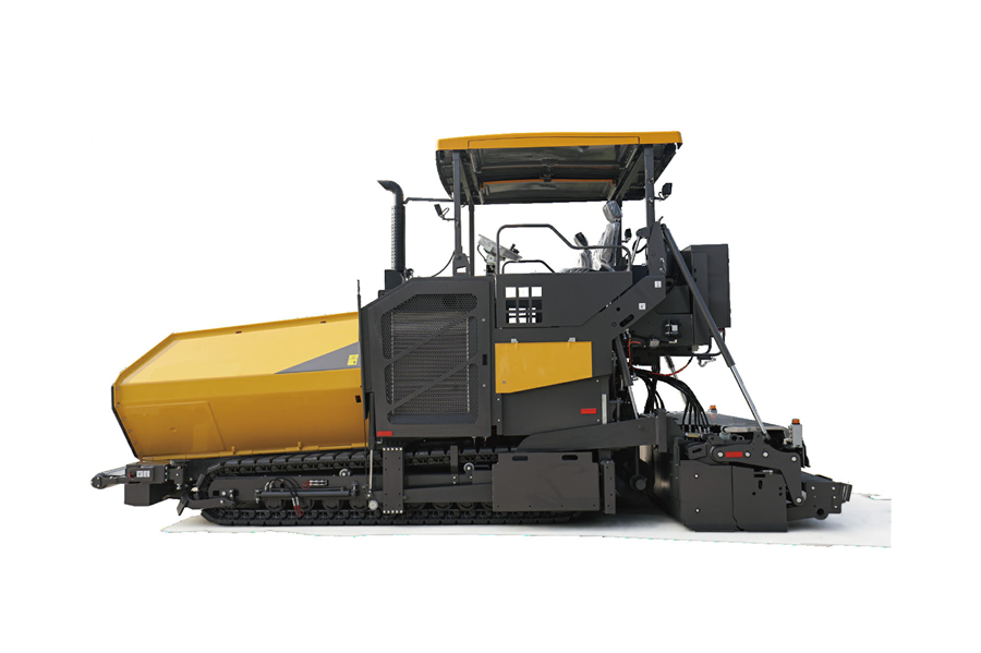 Asphalt paver detail view