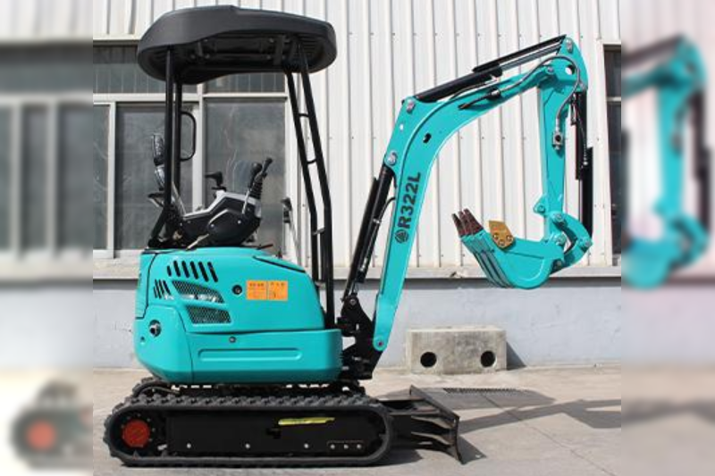 Mini excavator specialized model alternate view