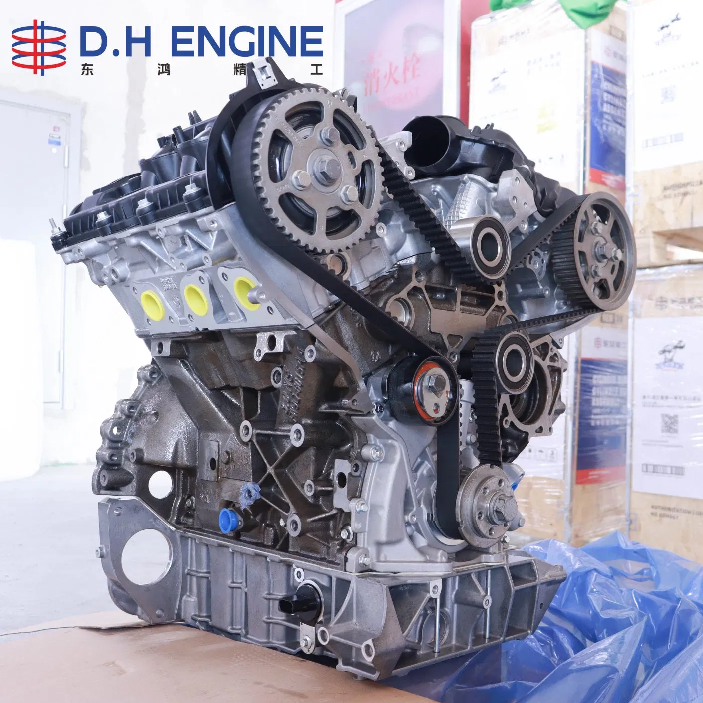 محرك ديزل عالي الأداء 306dt 3.0L V6 تجميع كتلة طويلة للسيارات لمحرك أوتو باور لسيارات لاند روفر ديسكفري رينج وجاغوار أجزاء محرك السيارة