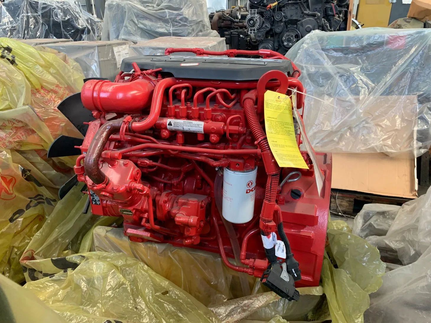 محرك ديزل جديد من الصين دي سي إي سي Isb3.9 125HP لوحة قابض ضاغط الهواء لسيارة بيك أب سباق حافلة صغيرة مستخدمة