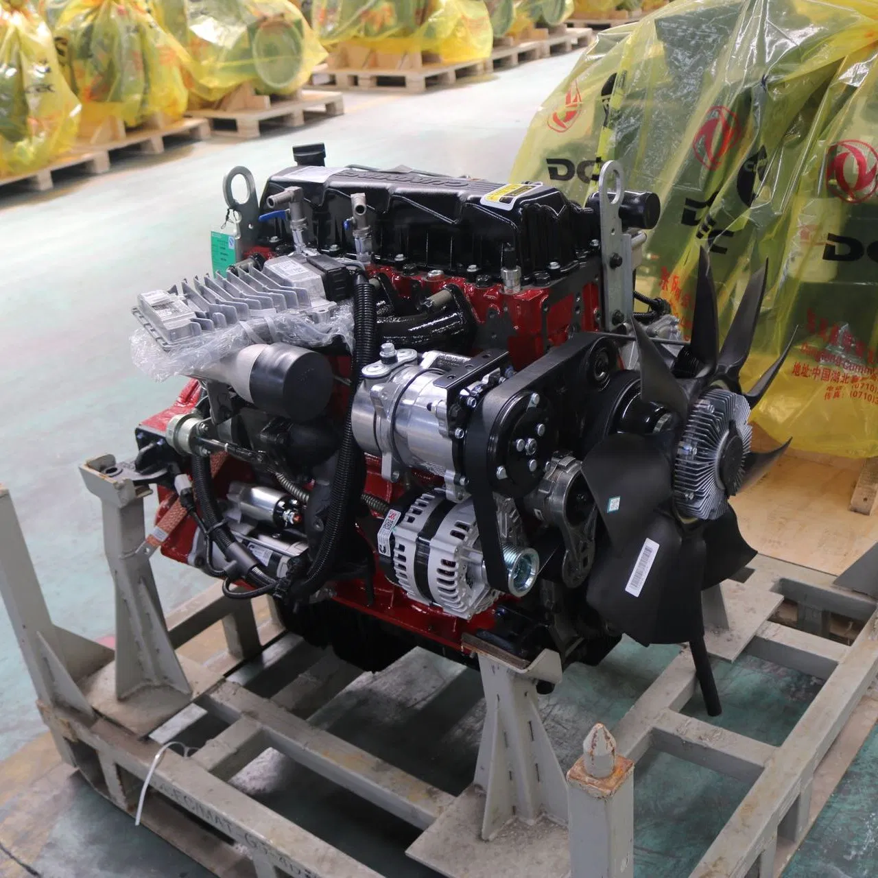 فوتون Isf3.8 محرك ديزل كامل 3.8L محرك ديزل 154HP تجميع المحرك لسيارة صغيرة مستعملة