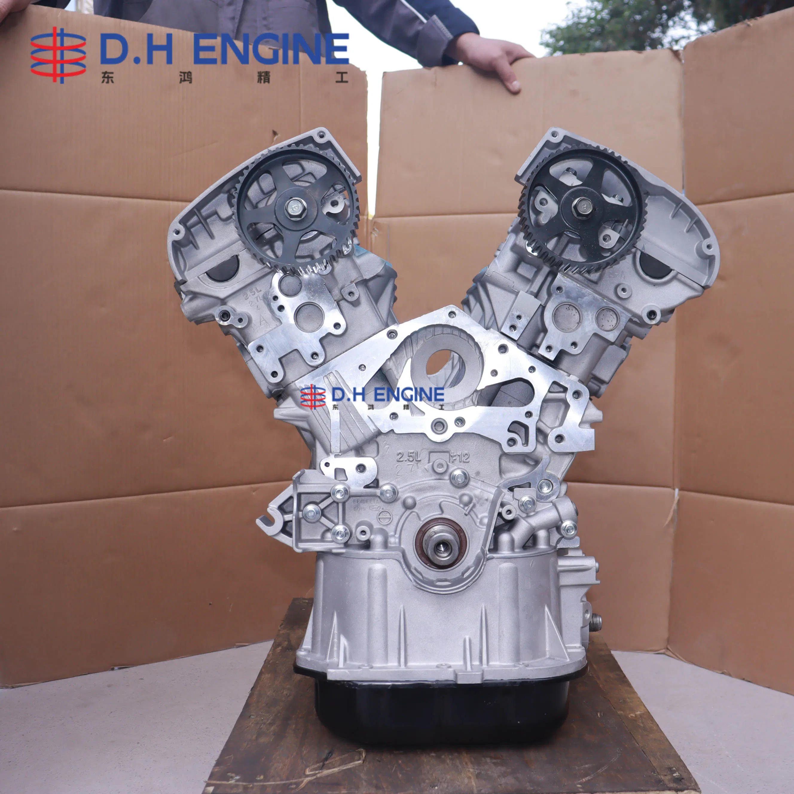 محرك دوار 2.7L بنزين G6ba كتلة طويلة G6ba تجميع المحرك لهيونداي سانتا في سوناتا لكيا ماغنتيس