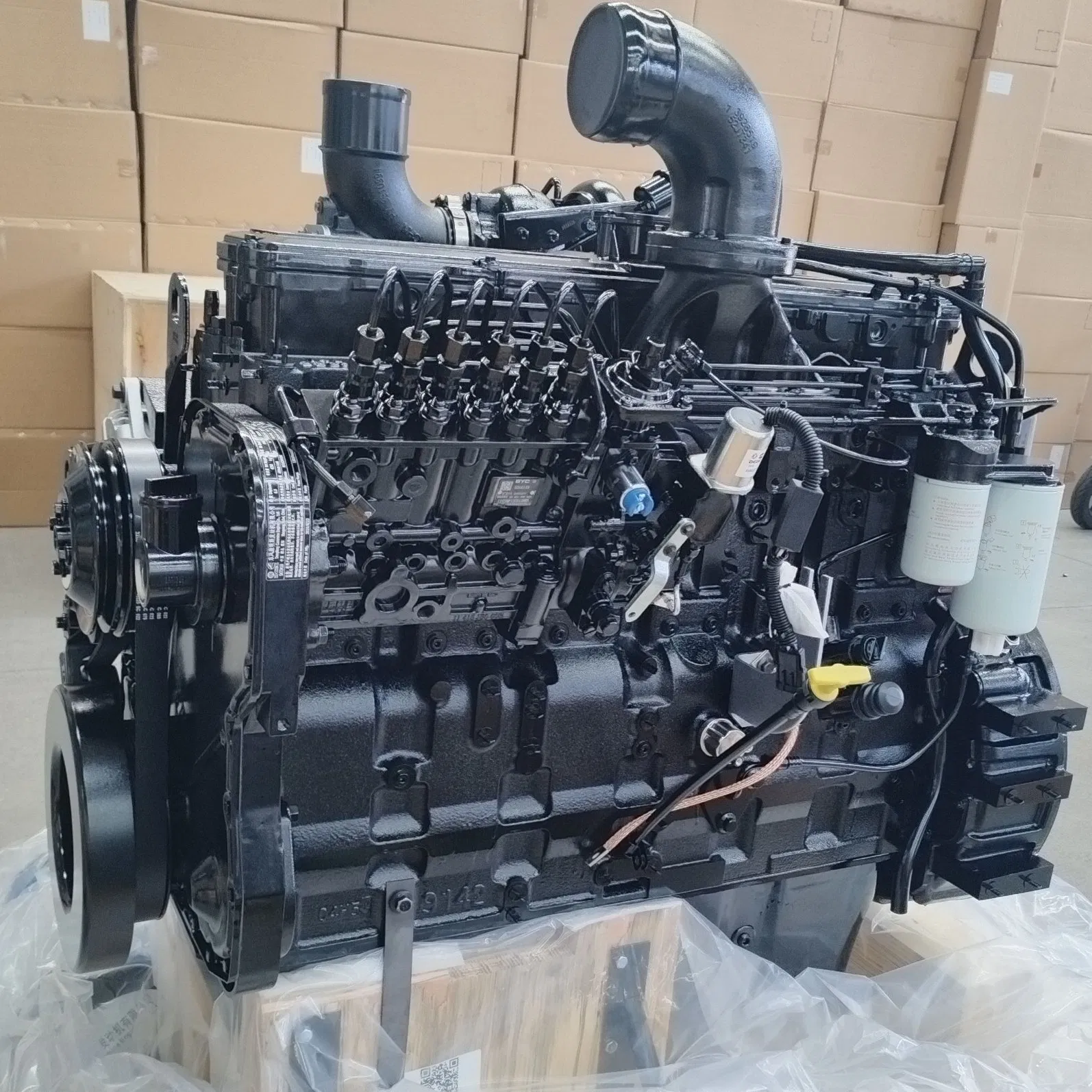 ديك بنيت في الصين 6ltaa8.9-C360 4bt 6bt 6CT آلات محرك كامل محرك ديزل 4 شوط 6 أسطوانة قصيرة طويلة كتلة المحرك