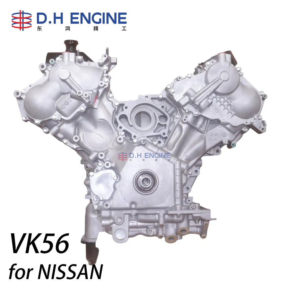 محرك طويل كتلة Vk56 معاد تصنيعه 5.6L V8 لعدة طرازات سيارات لنيسان تيتان Nv2500 Nv3500 إنفينيتي M56 Q70 قطع غيار السيارات
