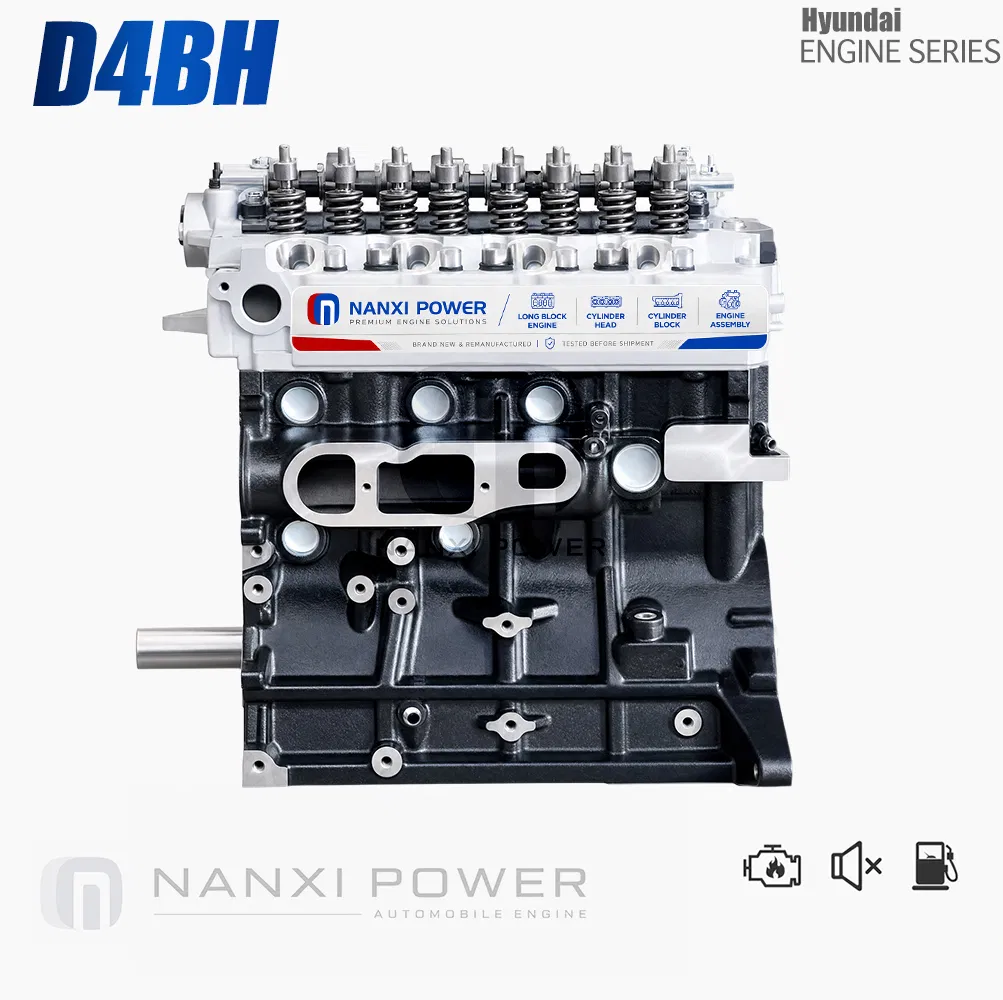 D4bh ديزل 2.5L كتلة طويلة بديلة لمحرك سيارة هيونداي جالوبر