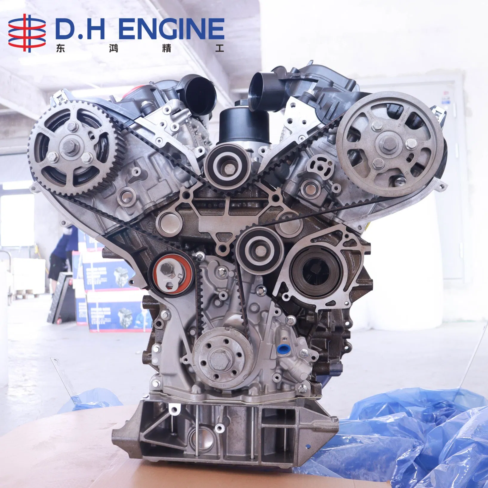 محرك ديزل عالي الأداء 306dt 3.0L V6 تجميع كتلة طويلة للسيارات لمحرك أوتو باور لسيارات لاند روفر ديسكفري رينج وجاغوار أجزاء محرك السيارة