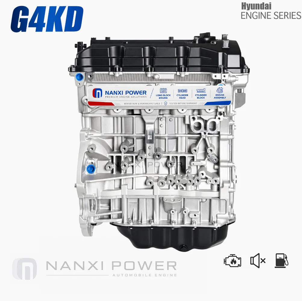 G4kd محرك بنزين ذو صمامات متغيرة 2.0L كتلة طويلة بديلة لهيونداي IX35 محرك سيارة