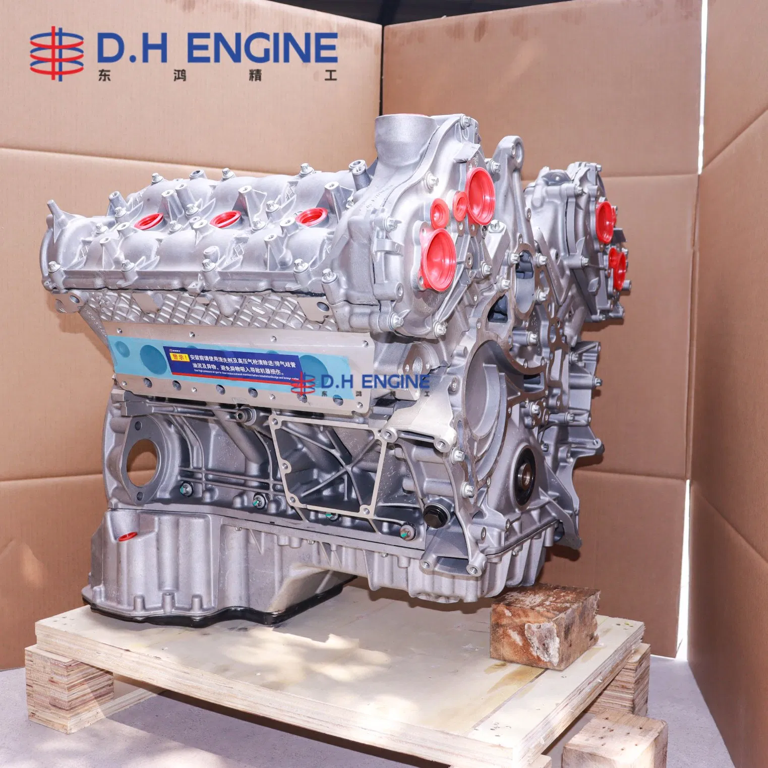 مرسيدس بنز M272 محرك 3.0L V6 كتلة المحرك الطويلة لمحرك السيارة 2996cc البنزين لـ E300 C300 Glk300