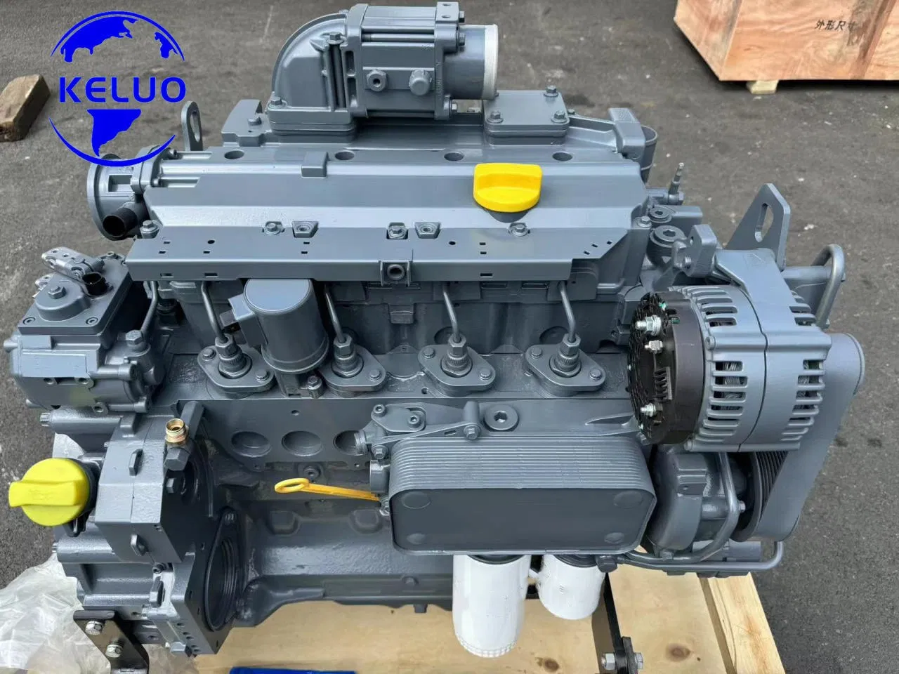 Bf4m2012 محرك ديزل صغير مستعمل 100HP 4 أسطوانة مبردة بالماء لجرار زراعي سيارة