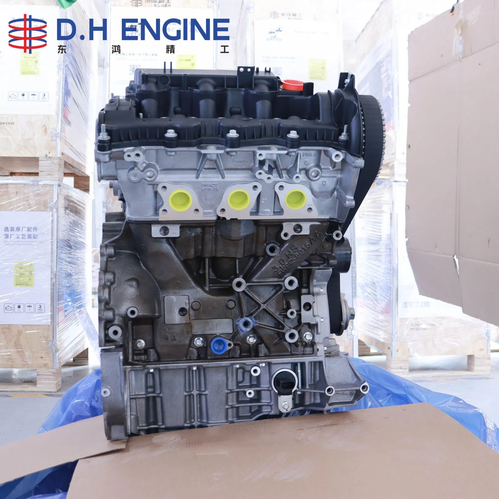 محرك ديزل عالي الأداء 306dt 3.0L V6 تجميع كتلة طويلة للسيارات لمحرك أوتو باور لسيارات لاند روفر ديسكفري رينج وجاغوار أجزاء محرك السيارة