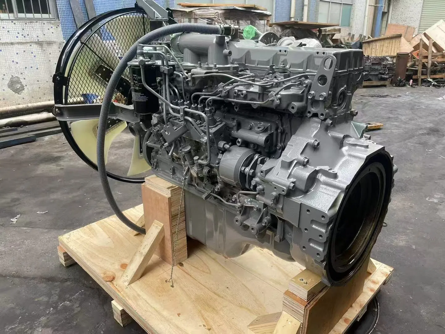 محرك ديزل مزود بشاحن توربيني إيسو زو 6HK1 7.8L للشاحنات الثقيلة