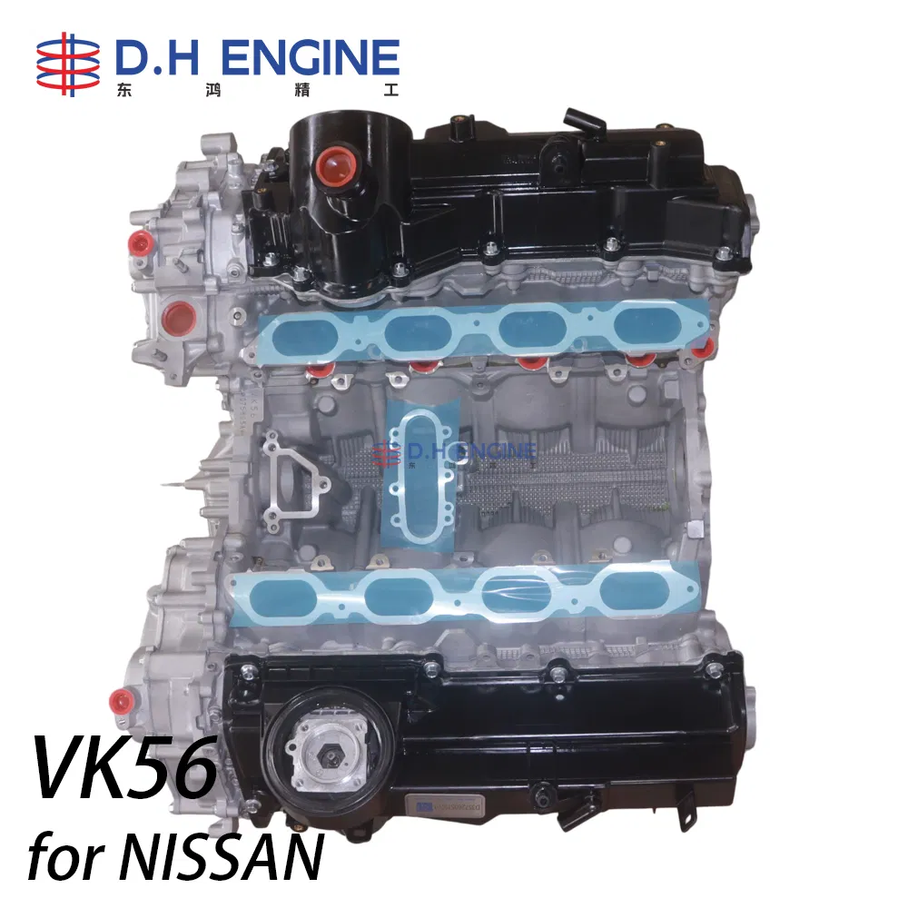 محرك طويل كتلة Vk56 معاد تصنيعه 5.6L V8 لعدة طرازات سيارات لنيسان تيتان Nv2500 Nv3500 إنفينيتي M56 Q70 قطع غيار السيارات
