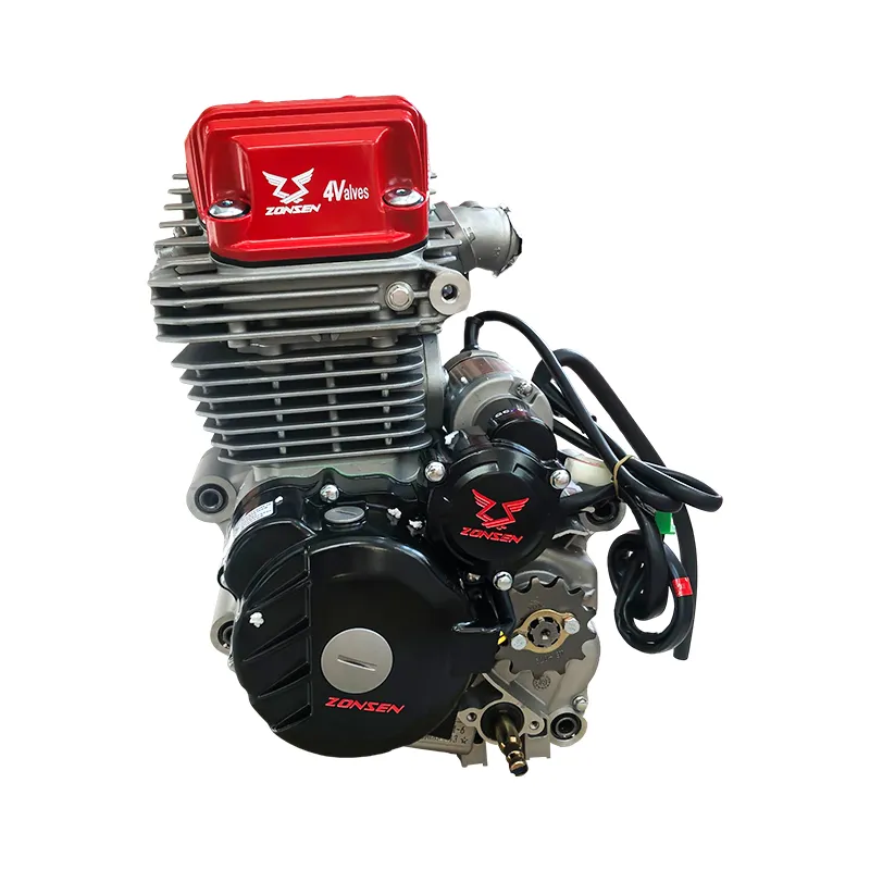 Zs172fmm-6 زونغشن CB250r 4-Valves مجموعة محرك عالي الأداء سوهوك دراجة نارية 250cc محرك دراجة نارية خارج الطريق بتبريد هوائي