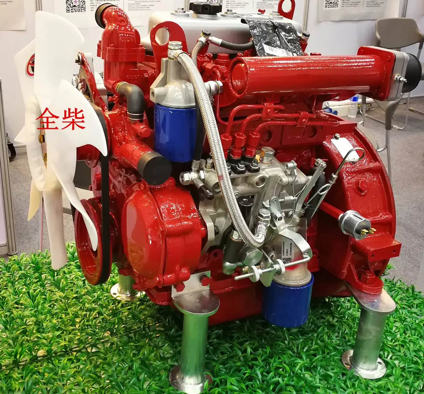 محرك عالي الأداء باللون الأحمر 3000rpm لمضخة المياه ومكافحة الحرائق