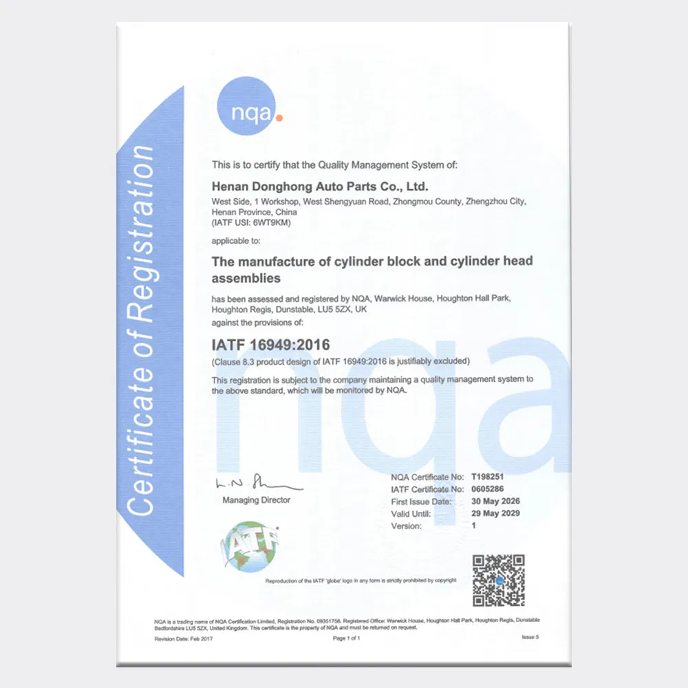 Certificates