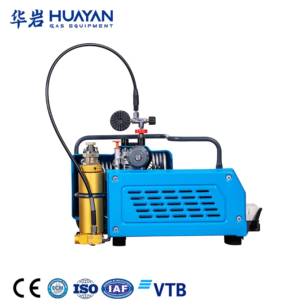 4500psi 300bar ضاغط هواء عالي الضغط خالي من الزيت ضاغط غوص