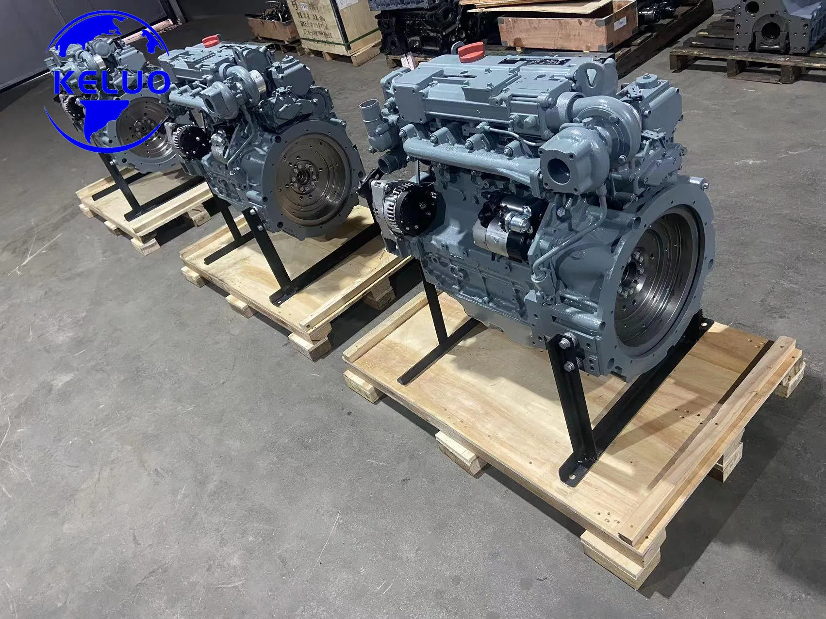 Bf4m2012 محرك ديزل صغير مستعمل 100HP 4 أسطوانة مبردة بالماء لجرار زراعي سيارة