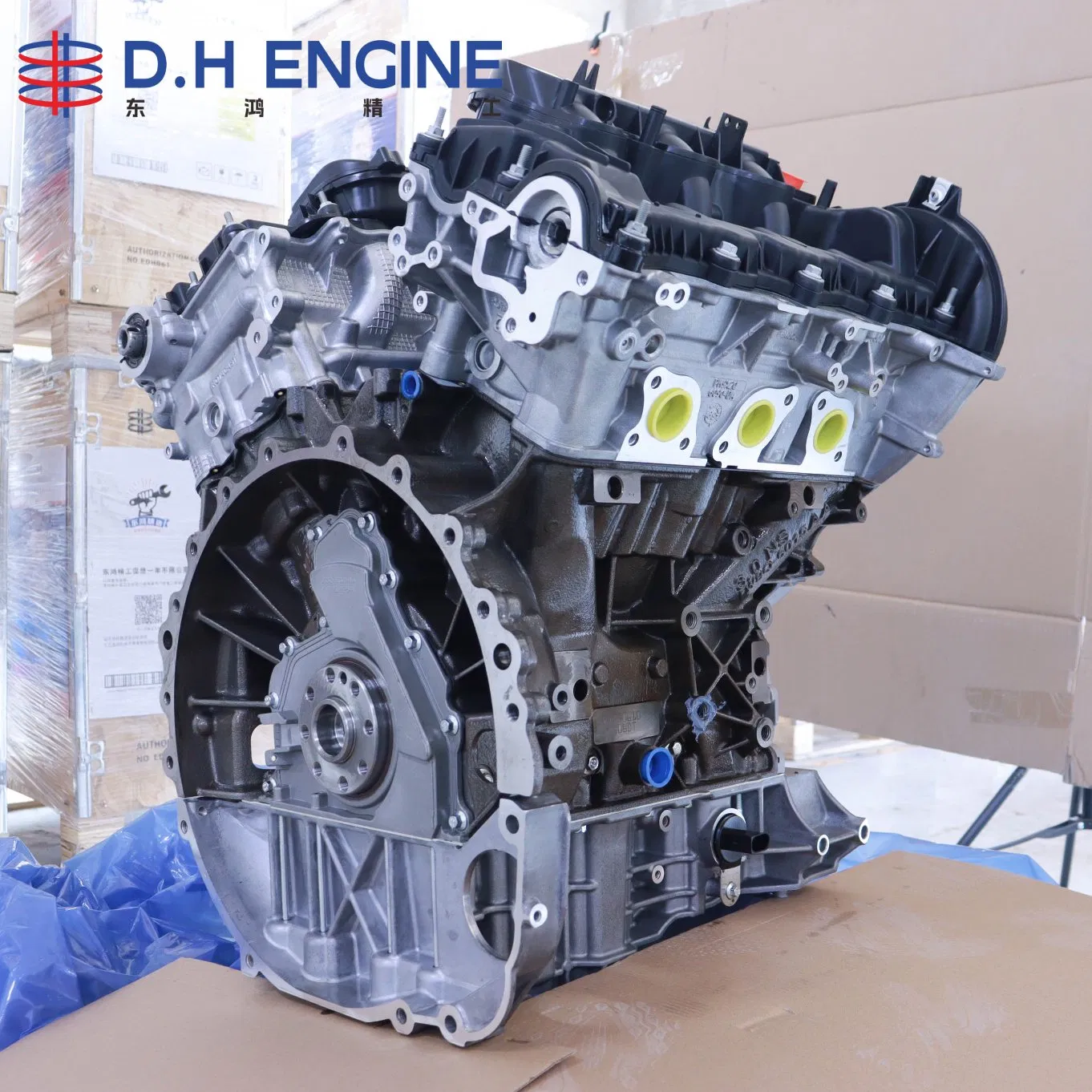 محرك ديزل عالي الأداء 306dt 3.0L V6 تجميع كتلة طويلة للسيارات لمحرك أوتو باور لسيارات لاند روفر ديسكفري رينج وجاغوار أجزاء محرك السيارة