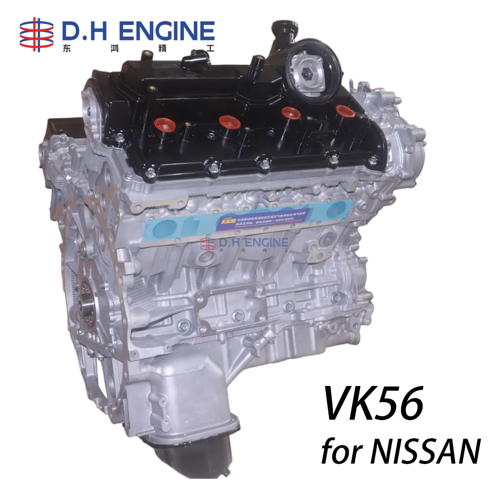 محرك طويل كتلة Vk56 معاد تصنيعه 5.6L V8 لعدة طرازات سيارات لنيسان تيتان Nv2500 Nv3500 إنفينيتي M56 Q70 قطع غيار السيارات