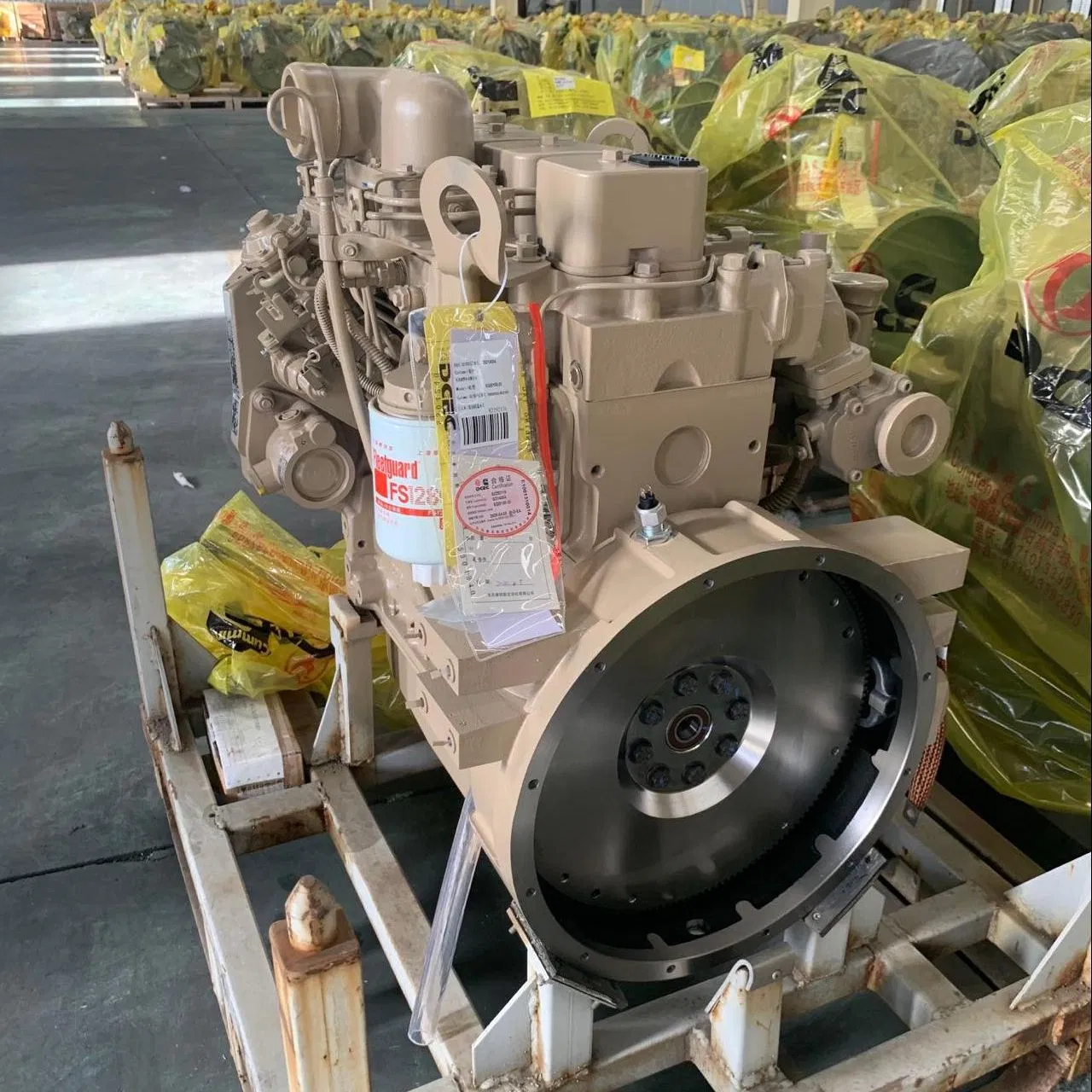 محرك ديزل صغير من ديسك Eqb3.9 125HP 140HP حافلة شاحنة جرار سيارة بيك أب مجموعة محرك ديزل مستعملة