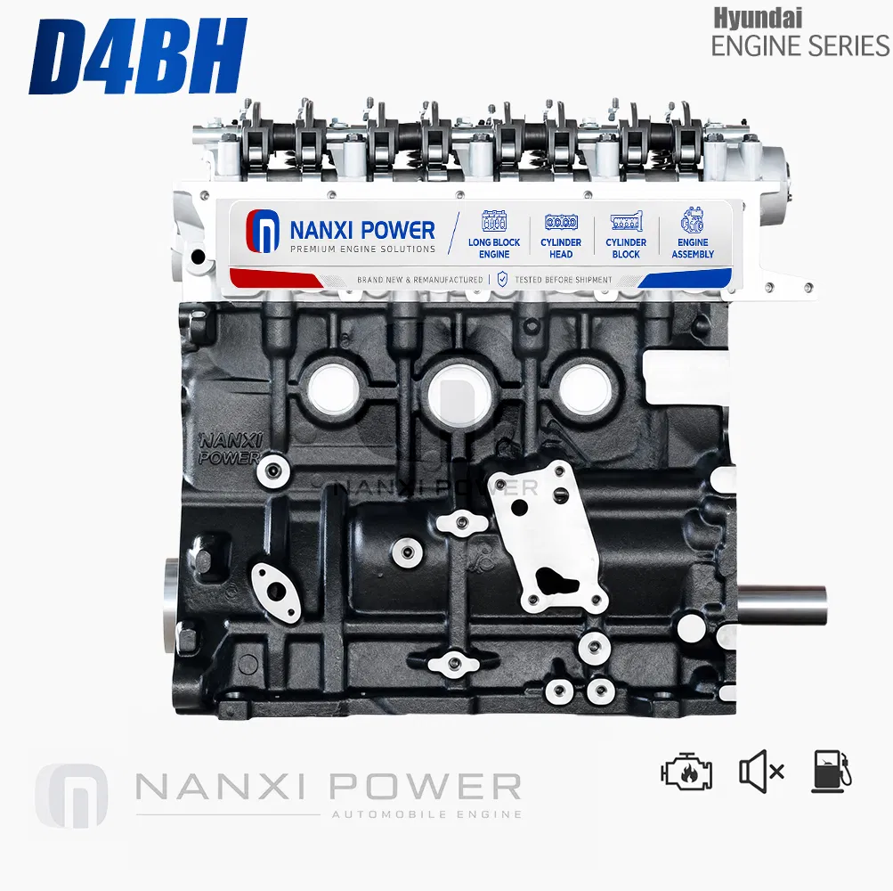 D4bh ديزل 2.5L كتلة طويلة بديلة لمحرك سيارة هيونداي جالوبر