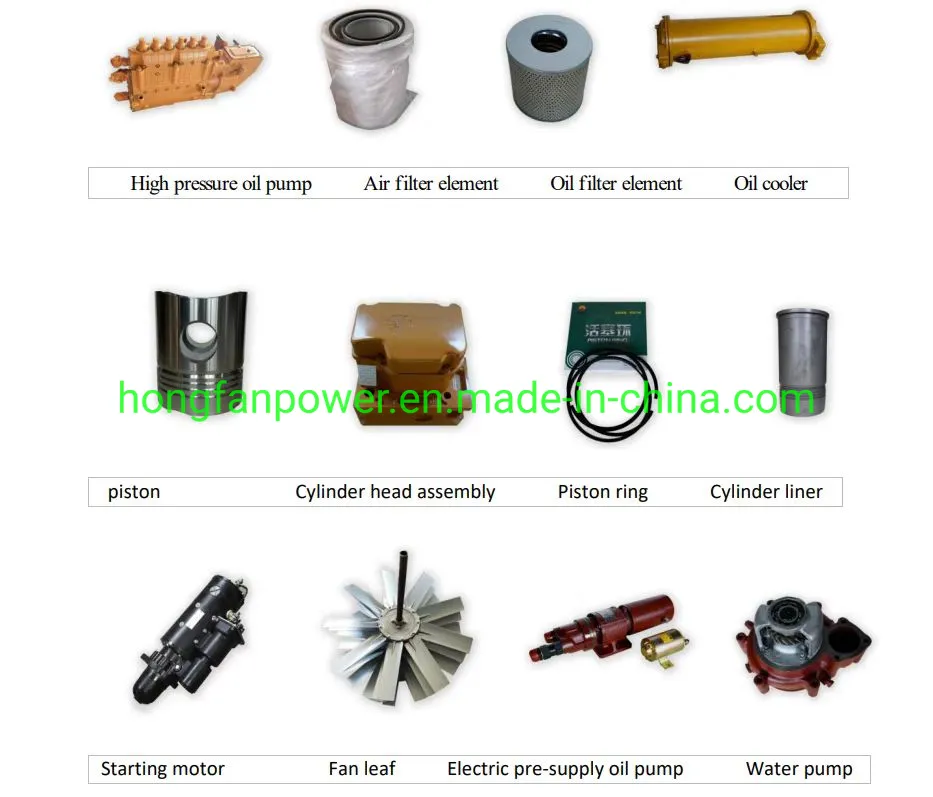 قطع غيار صيانة متوسطة لمحرك جيتشاي تشيدونغ G12V190zlc1 لمكونات مضخة الزيت 223.17.00