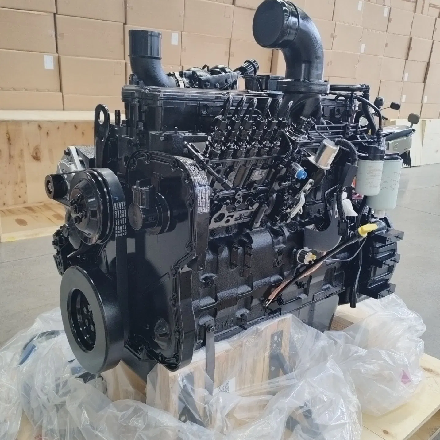ديك بنيت في الصين 6ltaa8.9-C360 4bt 6bt 6CT آلات محرك كامل محرك ديزل 4 شوط 6 أسطوانة قصيرة طويلة كتلة المحرك