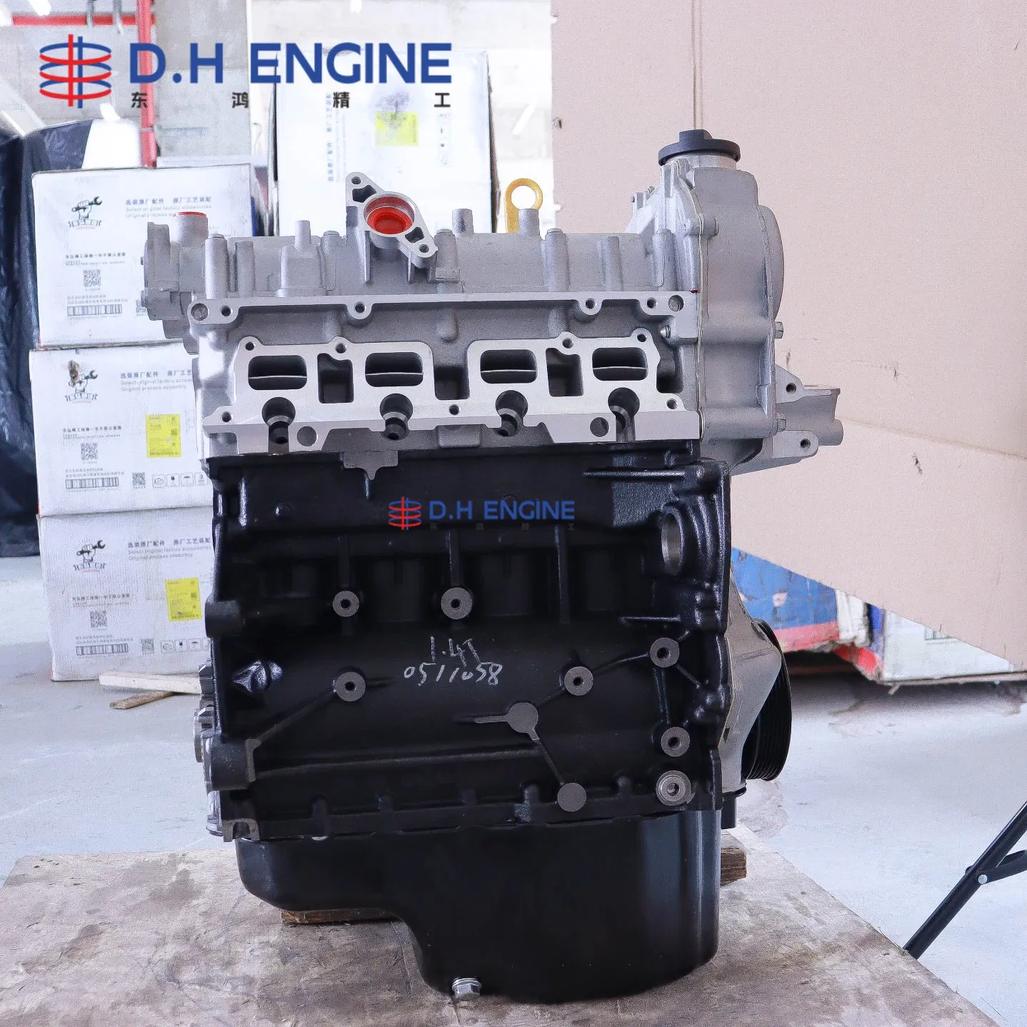 متين ومستقر Ea111 1.4tsi محرك سيارة طويل 96kw مجموعة الطاقة لفولكس فاجن ماجوتان لافيدا بورا سكودا خدمة استبدال المركبات اليومية