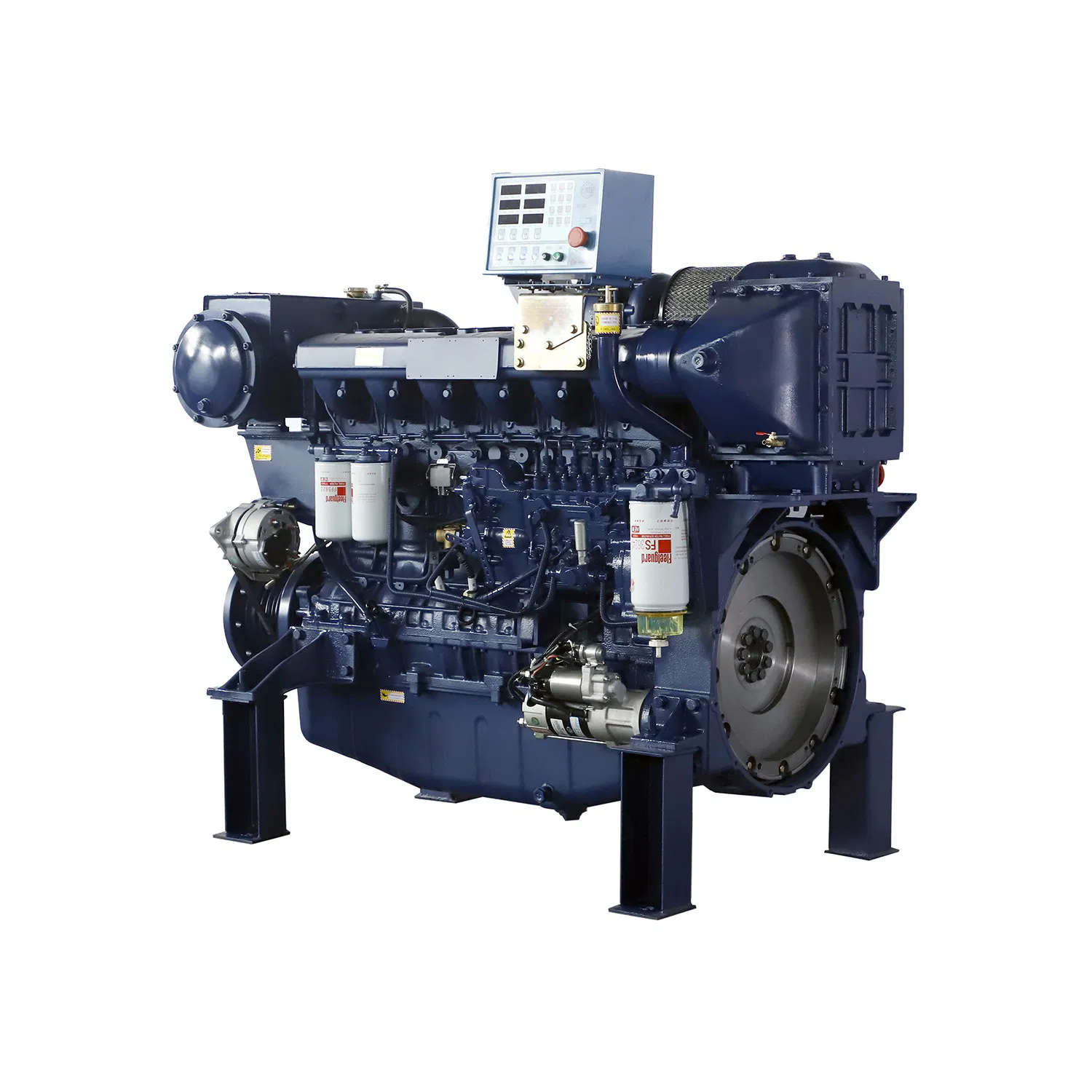 محرك ديزل بحري مزود بشاحن توربيني وبدء كهربائي وتبريد مائي من علامة تجارية مميزة 240HP