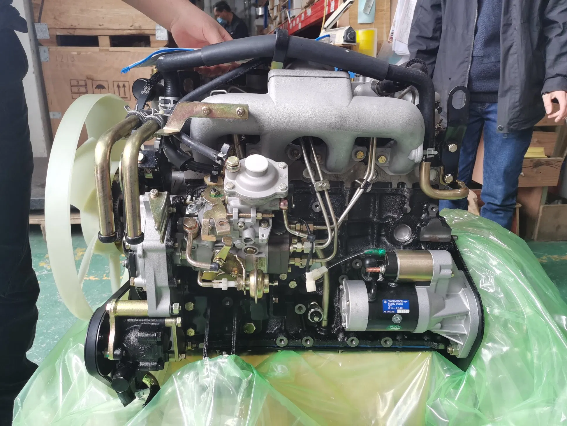 محرك ديزل شاحنة / تبريد بالماء Engine4 أسطوانة 68kw 4jb1 /4jb1t لشاحنة SUV محرك ديزل بحري لمحرك قارب للسفينة