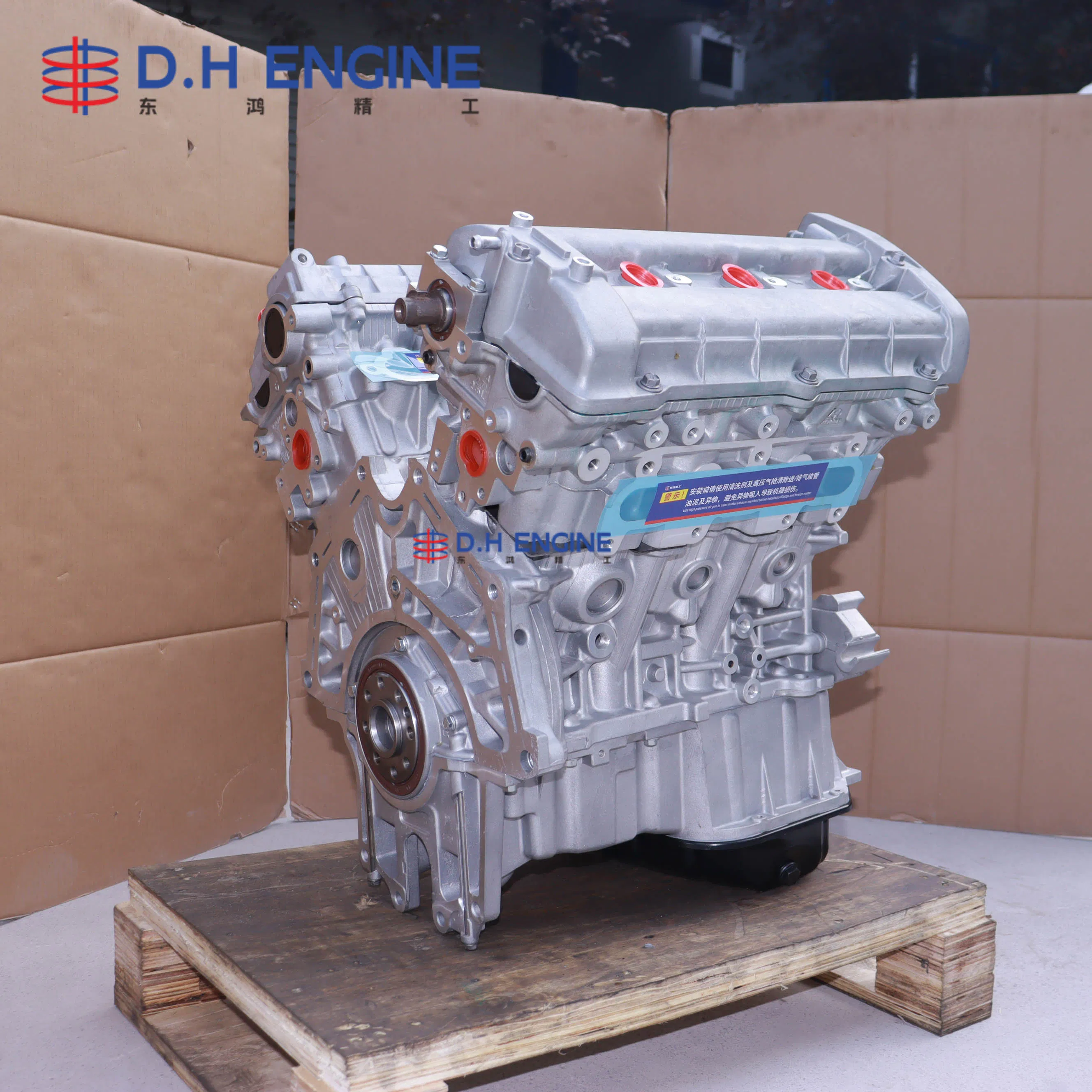 محرك دوار 2.7L بنزين G6ba كتلة طويلة G6ba تجميع المحرك لهيونداي سانتا في سوناتا لكيا ماغنتيس