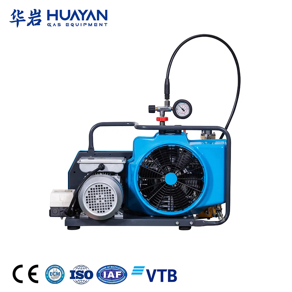 4500psi 300bar ضاغط هواء عالي الضغط خالي من الزيت ضاغط غوص