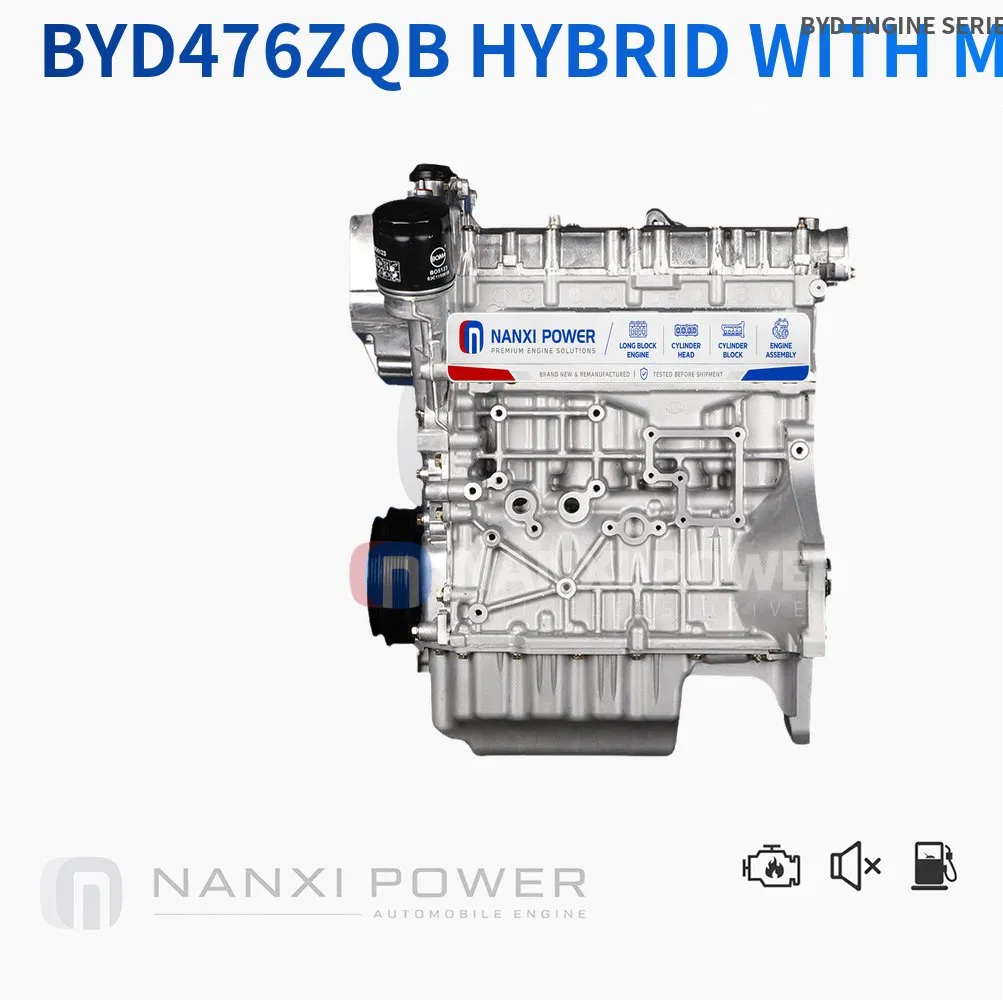 Byd476zqb هجين مع مغنتي ماريلي بنزين 1.5t كتلة طويلة بديلة لمحرك سيارة بيد سونغ