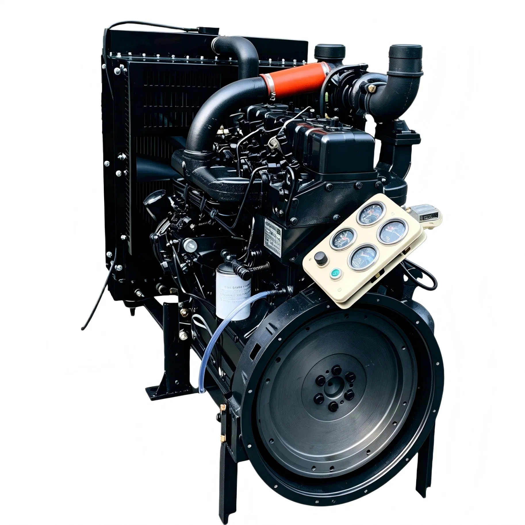 محرك ديزل مزود بشاحن توربيني لوحدة توليد الطاقة الثابتة 76kw 2000rpm