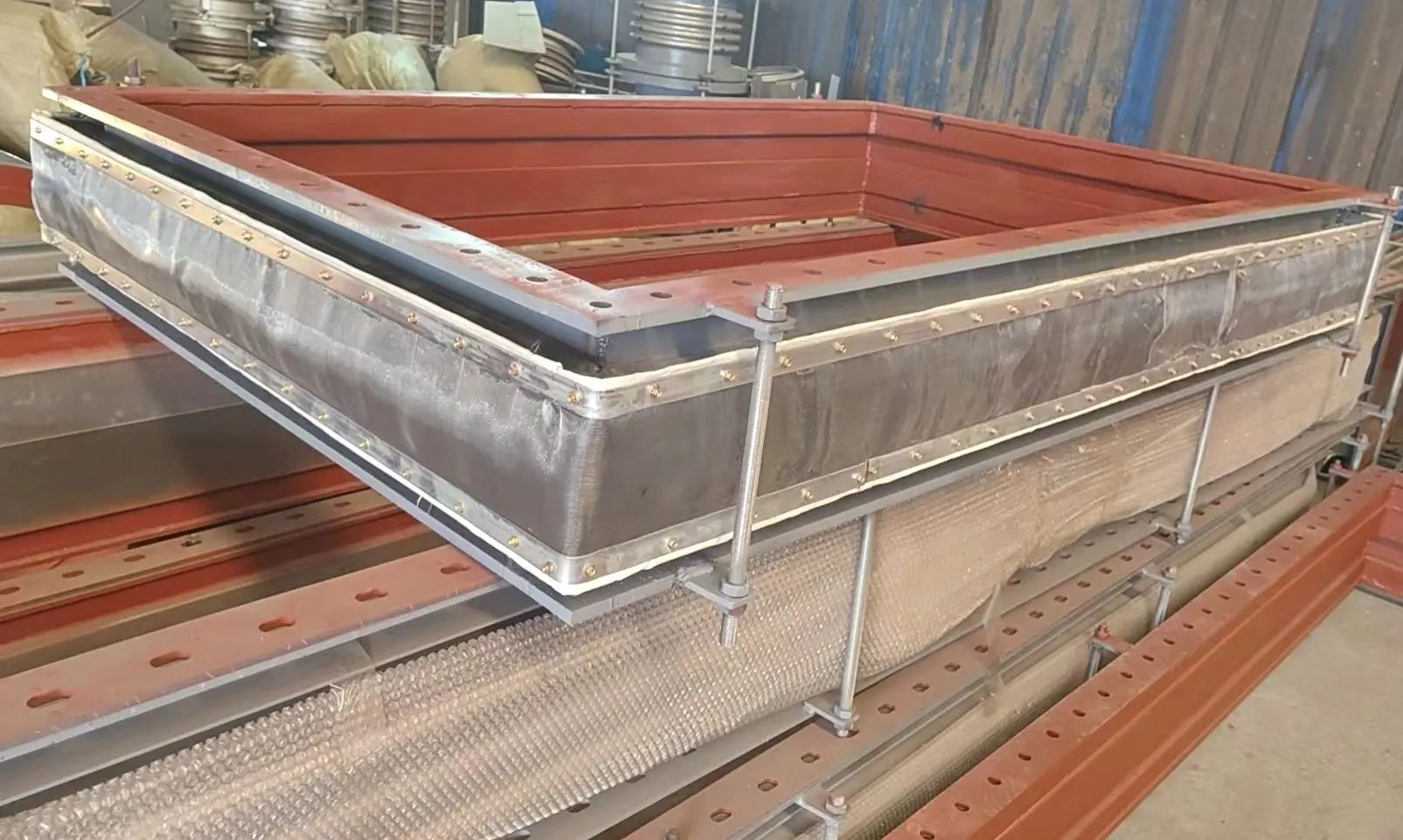 Fabric Smoke and Air Flue Duct Structure